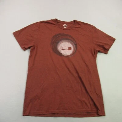 Oakley Shirt Mens XL Short Sleeve Crew Neck Brown Regular Fit Comfortable - image 1 of 4