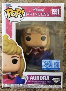 Funko Pop! Disney Princess Aurora 1591 Sleeping Beauty Diamond - Picture 1 of 2