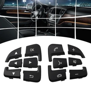 Innovative Design Car Steering Wheel Switch Buttons Cover Set For Benz - Picture 1 of 24