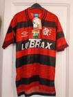 Maglia Calcio   Flamengo 1995 TRIKOT CAMISETA JERSEY AWEY Romario VINTAGE 