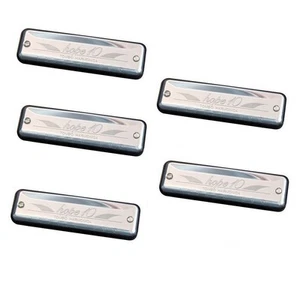 Tombo Harmonica Hope 10 hole Diatonic 5 pack keys of A Bb Eb D F Made in Japan - Picture 1 of 1