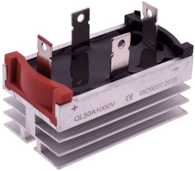 Gleichrichterbrücke GRETZ 50A 1000V METALL QL50A mit RADIATOR - Bild 1 von 3
