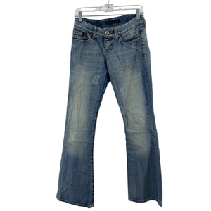 L7B by Little Big Women's Low Rise Bootcut Jeans Blue Size 28 x 32 Cotton - Picture 1 of 6