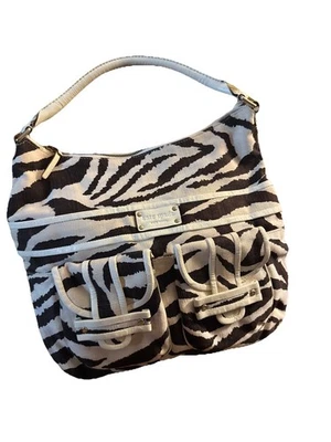 Bolso de Mano Kate Spade Zebra 🦓 Estampado Marrón Hobo Foto 1 de 4