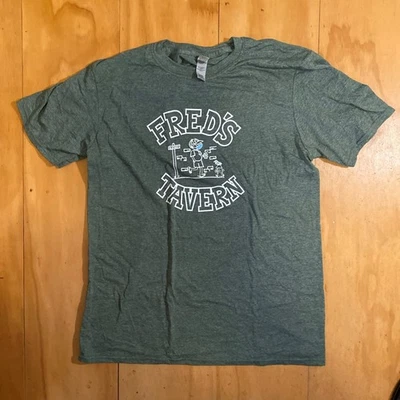 Camiseta Gildan Jersey Shore Dive Bar FRED'S TAVERN Covid Stone Harbor NJ M Foto 1 de 4