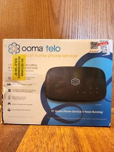 Ooma Telo Internet Home Phone Base--Voice Over Internet, with Quick Start Guide - Afbeelding 1 van 4