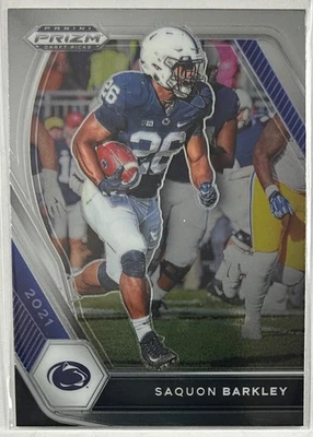 2021 Prizm Draft Picks Collegiate #88 Saquon Barkley Penn State Nittany Lions - Image 1 of 2