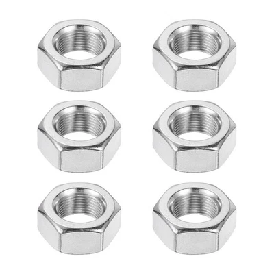 6Stk M14x1 Stahl Sechskantmuttern 22mm / 0.87" Breite 11mm / 0.43" Höhe - Bild 1 von 4