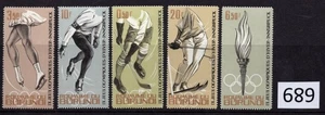 (0689) Burundi, Juegos Olímpicos de Invierno de Innsbruck, juego de 5 perf - Imagen 1 de 1