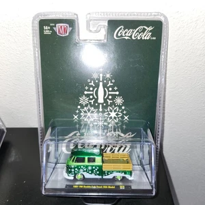 2025 M2 Machines Coca-Cola Christmas 1961 VW Double Cab Truck USA ModelFast Ship - Picture 1 of 12