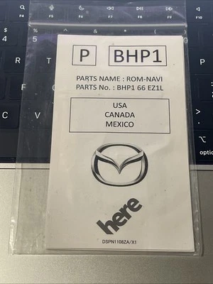 BHP1 66 EZ1L New Original Factory Mazda Navigation SD Card  - Image 1 of 3