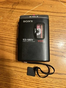 Sony TCS-580V Handheld Cassette Voice Recorder getestet funktioniert. - Bild 1 von 9