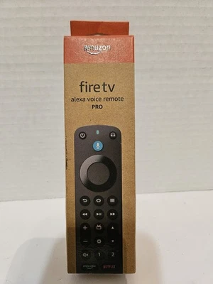 Nuovo Amazon - Fire TV Alexa Voice Remote Pro con Finder, Comandi TV, Retroilluminato - Immagine 1 di 4