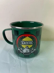 Tazza smaltata vintage Scalextric Racing Club - verde brividi e fuoriuscite - Foto 1 di 5