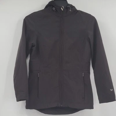 Jaqueta com capuz White Sierra preta tamanho pequeno - Imagem 1 de 4