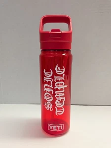 YETI Rambler 26 oz Yonder Bottle Rescue Red - Sonic Temple Logo Nuevo Sin Etiqueta - Imagen 1 de 10