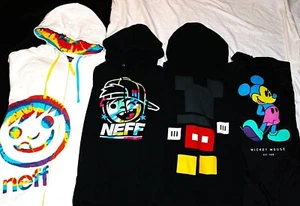 Neff: Sweatshirts, Hoodies, Jackets & Disney Collabs - Men's sz L - XL - Picture 1 of 25