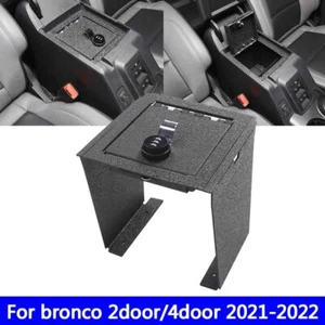Center Console Box Password Lock Safe 3 Digit Combo For Bronco 2/4-Door 2021 22 - Picture 1 of 7