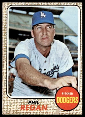 1968 Topps #88 Phil Regan   Baseball Los Angeles Dodgers - Image 1 of 2