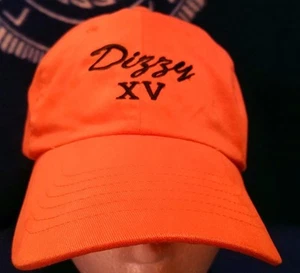 Dizzy XV Orange Hat Cap - Adjustable Closure - Stylish Headwear for Any Occasion - Picture 1 of 5