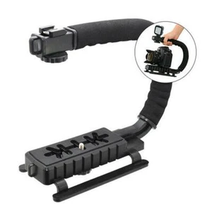 Video Camera Stabilizer Shoe Mount Handle Grip Rig for Canon Nikon DSLR Cameras - Picture 1 of 10