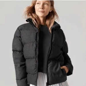 Allbirds Women's Charcoal Grey Merino Wool Puffer Jacket Coat Small S NWT - Picture 1 of 11