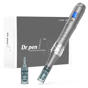 Microneedling M8 Pen Micro Needle Skin Care Tool+12PCS 16PINS Replace Cartridges - Picture 1 of 6