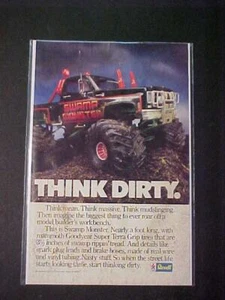 VINTAGE ~REVELL PLASTIC MODEL KIT TOY PRINT AD~ PICK-UP MONSTER TRUCK ORIG 1984 - Picture 1 of 4