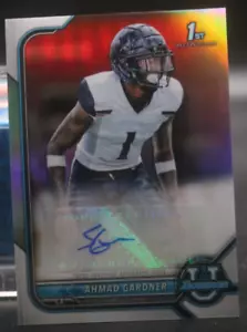 Ahmad Gardner (Cincinnati Bearcats/RC) - 2022 Bowman U. Autograph - Picture 1 of 1