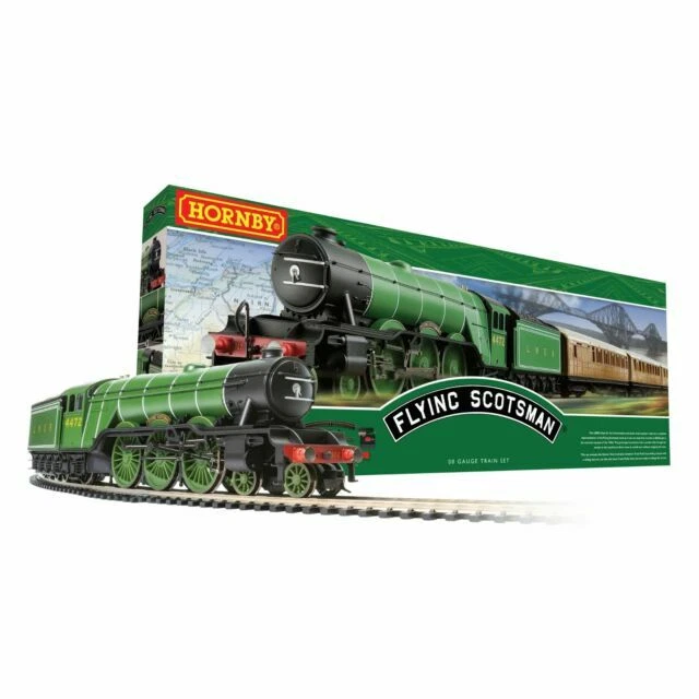 Hornby R1255M Flying Scotsman Analogue Train Set - Green