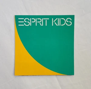 Vintage ESPRIT Kids Winter 1986 Mini Catalog - Accordion Fold Out Style - Bild 1 von 5