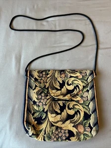 Vtg Buttonwood Designs Tapestry Purse Shoulder Crossbody - Picture 1 of 8