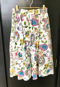 A.N.A A New Approach Womens Multicolor Floral Print Pleated Skirt Size 6 - Picture 1 of 12