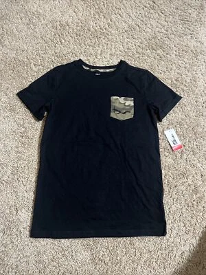 Camiseta Epic Threads Boys Manga Corta Negra Sólida Campamento Talla M Nueva con Etiquetas Foto 1 de 4