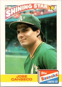Jose Canseco 1989 Bazooka Shining Stars #5