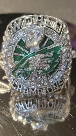 2017 Eagles superbowl ring Nick Foles Size 10 Cover