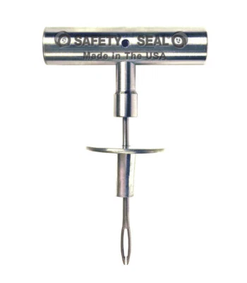 Safety Seal BRAND Tire Plug Installation Tool, 4" needle, repair kit HEAVY DUTY - Image 1 of 2