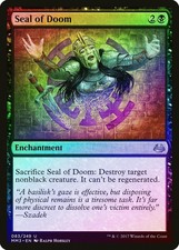 Seal of Doom FOIL Modern Masters 2017 NM Black Uncommon MAGIC CARD ABUGames