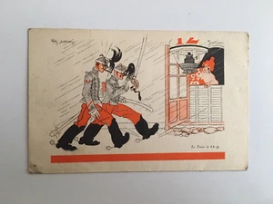 Antico Menu Illustrato Per Felix Bella il Treno Di 8h47 C.1954 - Imagen 1 de 4