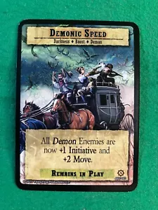 FFP - SHADOWS OF BRIMSTONE, DEMONIC SPEED PROMO CARD #ART001 (2023) - Picture 1 of 1