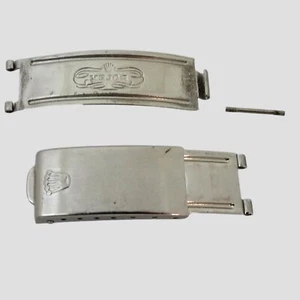 Rolex Daytona 1971 patentado 13 mm reloj Oyster cierre de hebilla piezas - Imagen 1 de 4