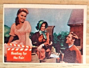 Tarjeta 1956 Burbujas Elvis Presley #54 "Caramiento a la Feria" rara The King - Imagen 1 de 2