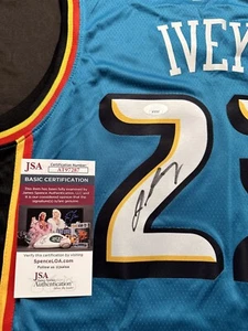 Jaden Ivey Detroit Pistons Signed Autographed Jersey JSA COA Cert AT97287 - Picture 1 of 3