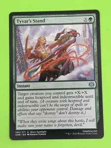 MTG Tyvar's Stand NM Phyrexia: All Will Be One uncommon green instant - Imagen 1 de 3
