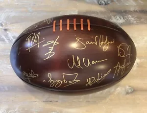 Memorabilia Rugby Ball Signed by ALL 2003 World Cup Team Captains - (AUTHENTIC) - Picture 1 of 6