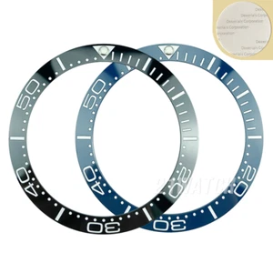 Reloj Seamaster de 38 mm de alta calidad negro/azul insertos de bisel de cerámica SKX007/009 - Imagen 1 de 6