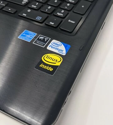 x3 Linux Inside Decal Sticker Computer PC Laptop Badge - Image 1 of 2