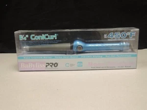 BABYBLISS PRO Nano Titanium 1-1/4-3/4” Conicurl Curling Iron BABNT125TBN Blue - Picture 1 of 2