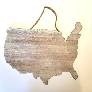 United States Map Silhlouette Pressed Board (Lower 48) - Picture 1 of 7