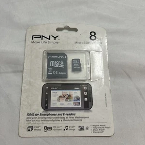 PNY 8 GB microSDHC Class 4 Flash Memory Card | P-SDU8G4-GE | 93007145G-B-8G4H #2 - Picture 1 of 2